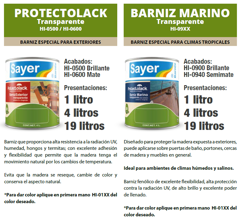 Qué tipo de barniz o laca debo utilizar para proteger?