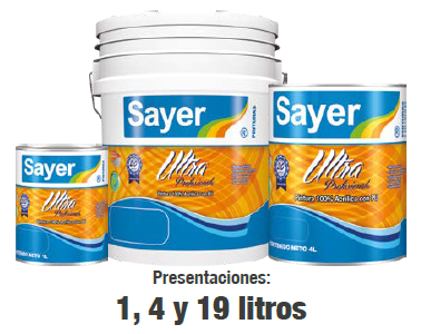 Pintura Vinílica Facilita Blanco 19L 