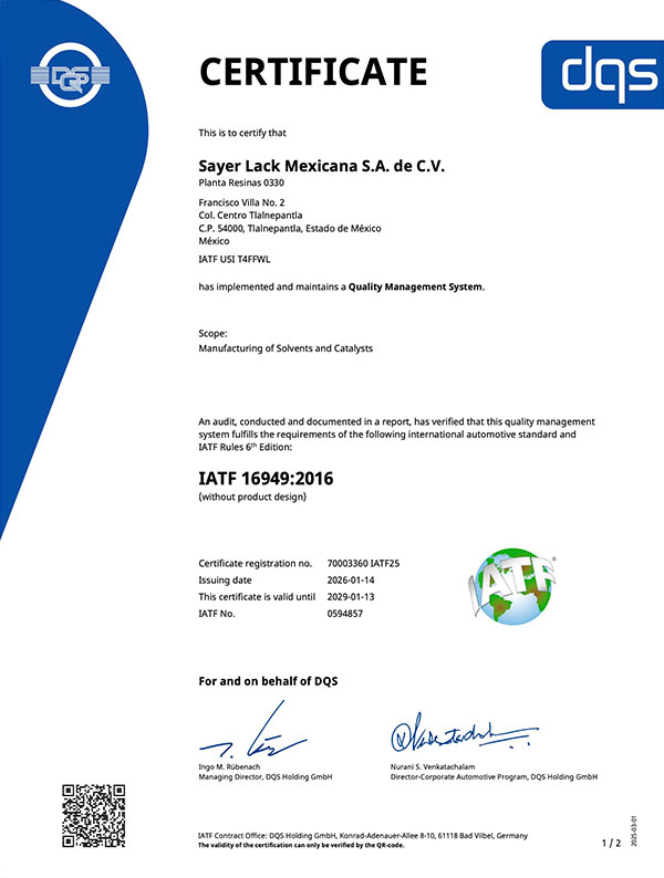 IATF Quimica Monsayer 0330 ENG