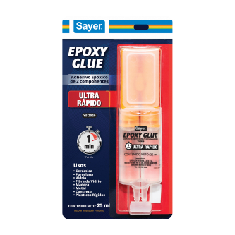 SAYER EPOXY GLUE CURADO ULTRA RÁPIDO 