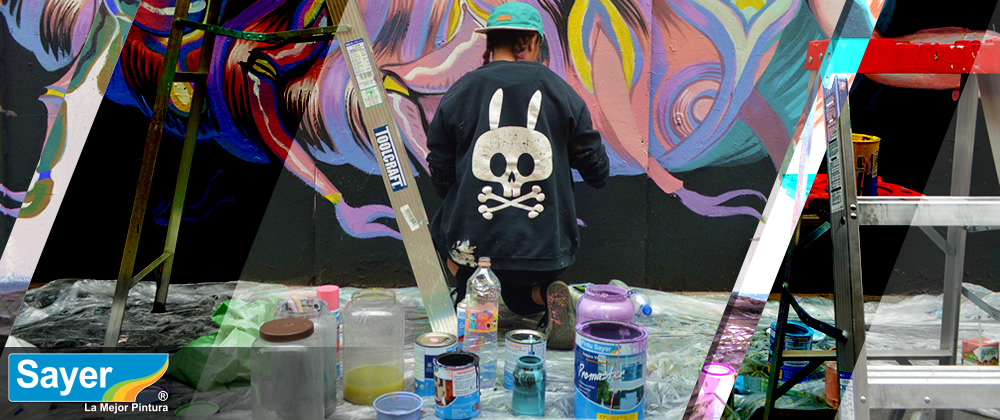 Sayer Lack presente en la escena del arte urbano en México.