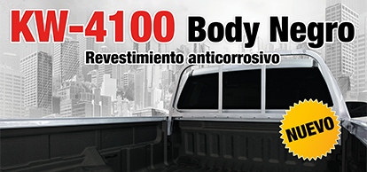 Revestimento anticorrosivo KW-4100 Body negro