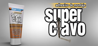 Adhesivo de montaje: SuperClavo